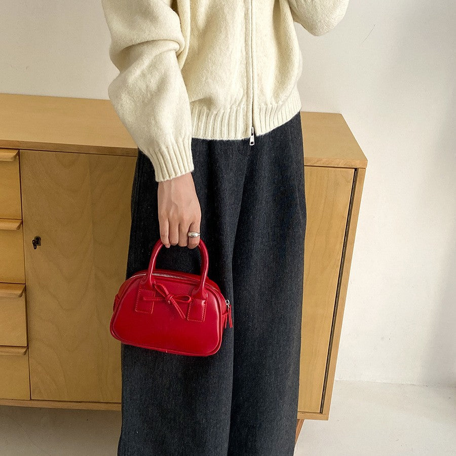 Women's High-grade Minority Fashion Hand Cute Bow Handbags