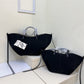 Pauline Matte Leather Wings Style Barrel Bags