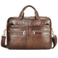 Men's First Layer Cowhide Business Portable Notebook Laptop Bags