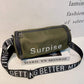 Women's Trendy Waterproof Nylon Personalized Printed Round Crossbody Bags