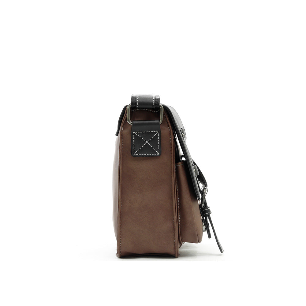 Men's Charming Frosted Leather Business Retro Men's Handbags
