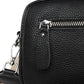 Women's First Layer Cowhide Vintage Embroidery Thread V Grid Crossbody Bags