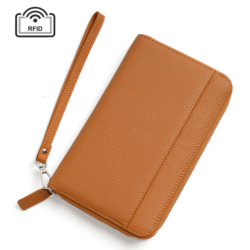 Women's Large Capacity Passport Multiple Slots Document Ladies Wallets
