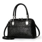 Women's Snakeskin Pattern Portable Large Capacity Elegant Handbags