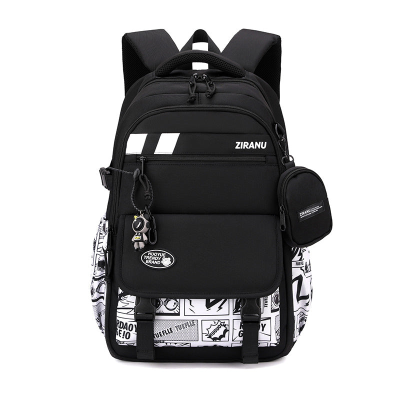 Men's Natural Fish Primary Lightweight Large Capacity Backpacks