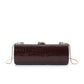 Women's Retro Crocodile Pattern Leather Box Dinner Evening Bags
