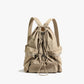 Leisure Artistic Canvas Fashionable Pleated Nylon Backpacks