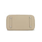 Sier Kelly Leather Large Capacity Litchi Handbags
