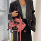 Women's Stone Pattern Cartoon Young Pearl Rivets Bags