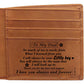 Men's Retro Crazy Horse Leather Genuine Laser Men's Wallets