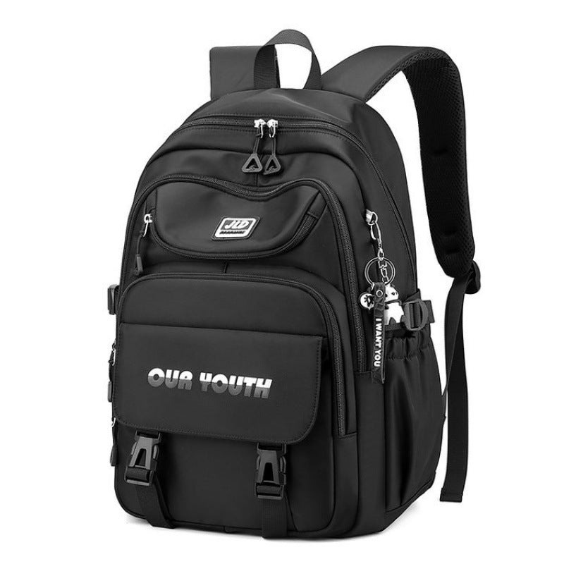 Fashion Early High College Female Double Backpacks