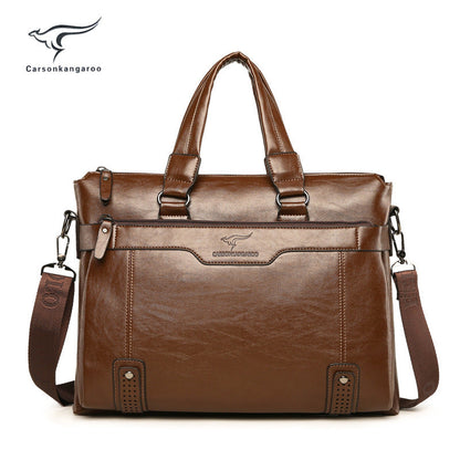 Men's Trendy Glamorous Horizontal Business Computer Men's Handbags