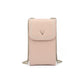 Layer Cowhide Simple Deer Head Mobile Female Phone Bags