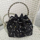 Women's Heron Live Streaming On Tassel Rhinestone Shoulder Bags
