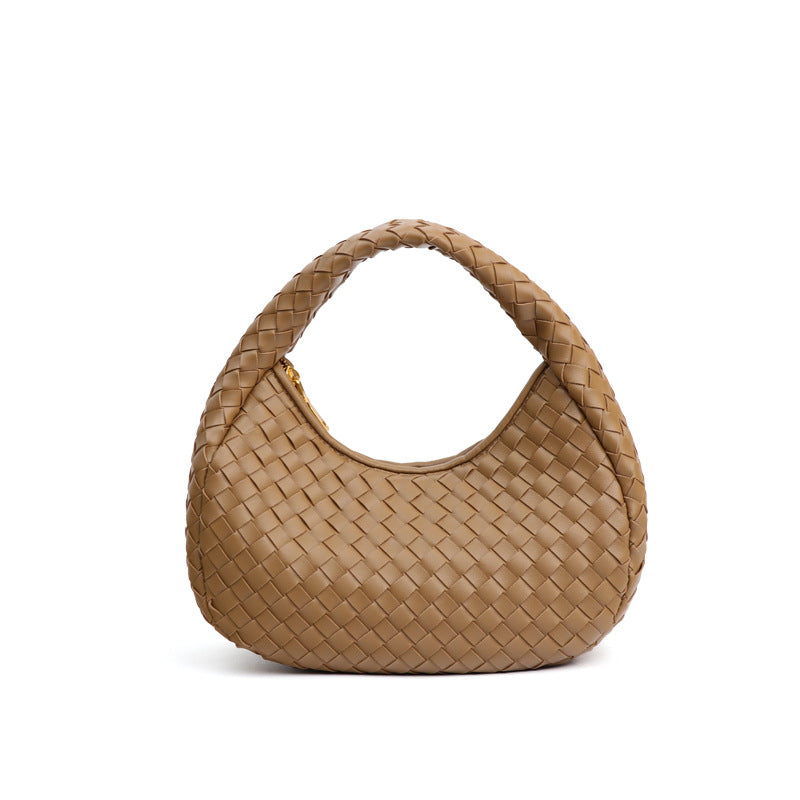 Women's Fresh Hand Carrying Crescent Minority Simple Handbags