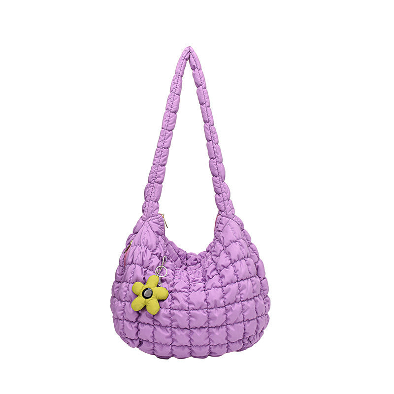 Women's Korean Style Cloud Fashion Large Capacity Small Square Bags
