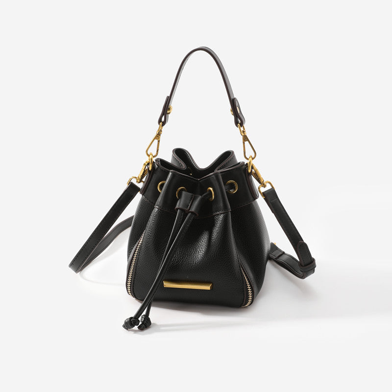 Fashion Women's Niche Round Color Block Crossbody Bags