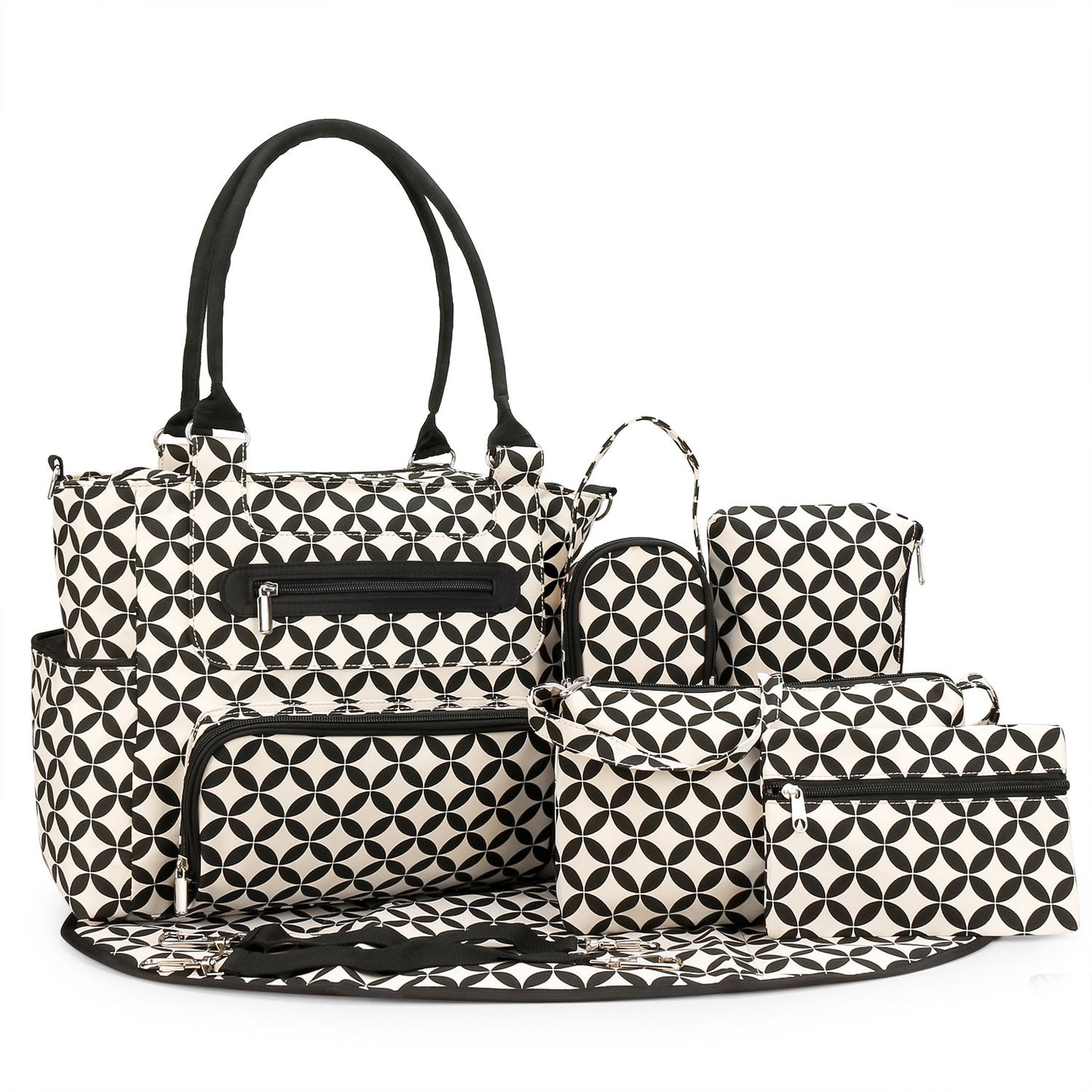 Mummy Large Capacity Mom Maternal Striped Bags