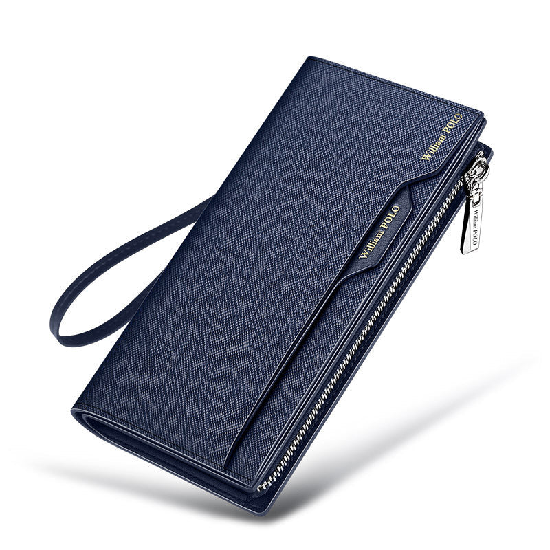 Men's Emperor Paul Long Genuine Leather Business Men's Wallets