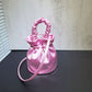 Women's Pleated High-grade Satin Versatile Mini Crossbody Bags
