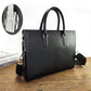 Men's Business Pure Leather Large Capacity Office Portable Men's Briefcases