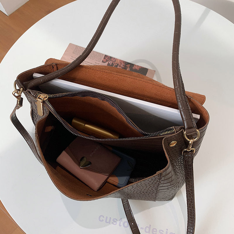 Women's Fashionable Portable High Sense Design Large Bags