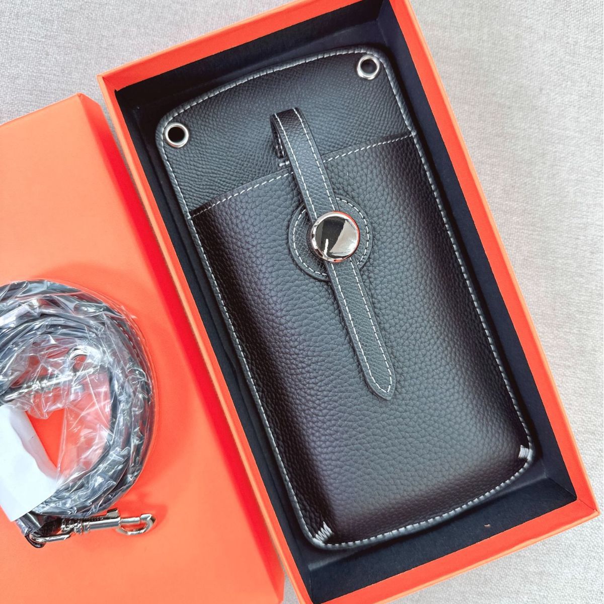 High-grade Genuine Leather Mobile Fashion Color Phone Bags