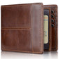 Men's First Layer Short Carbon Fiber Cowhide Men's Wallets