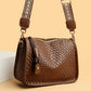 Women's Trendy Woven Underarm Simple Commute Soft Bags