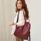 Women's Charming Fashion Leather Trend Journey Bags