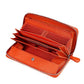 Women's & Men's & Genuine Leather Multiple Slots Organ Card Holder