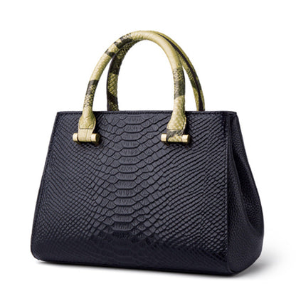 Women's Pattern Genuine Leather Hand High-grade Western Handbags