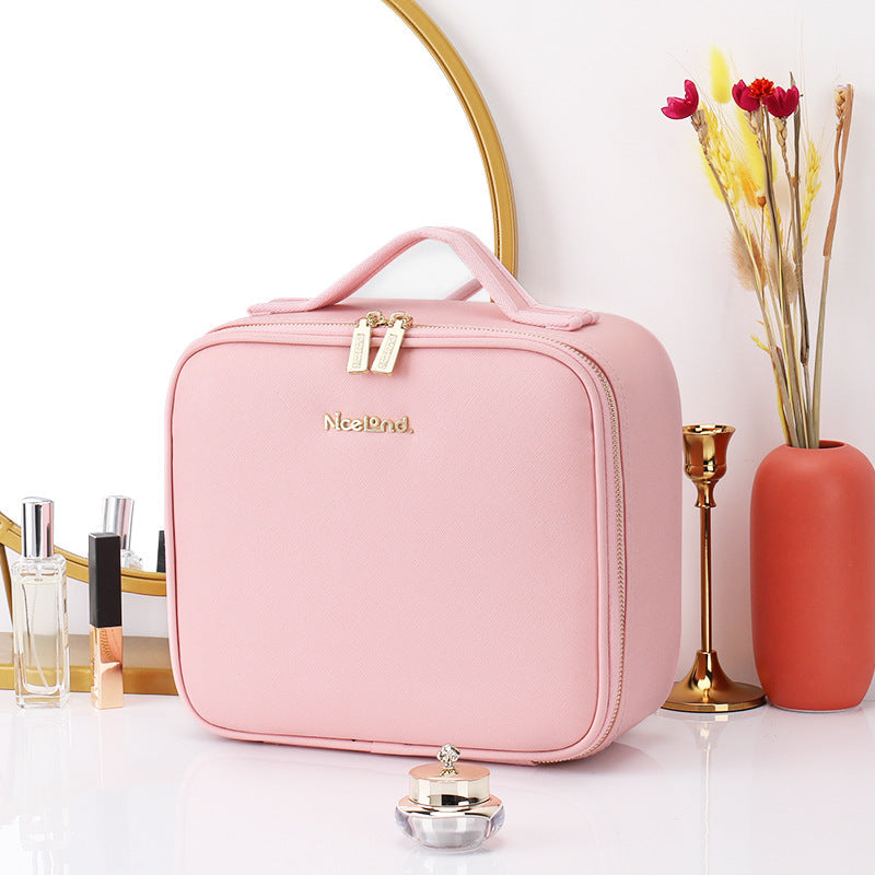 Storage With Mirror Large Capacity Box Cosmetic Bags