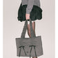 Women's Niche Korean Pleated Commuter Portable Shoulder Bags