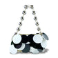 Women's Stringed Pearls Wafer Platinum Sequined Handmade Handbags