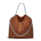 Women's Unique Chain Fashion Simple Folding Handbags