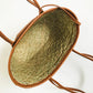 Women's Straw Open Large Woven Oblique Basket Shoulder Bags