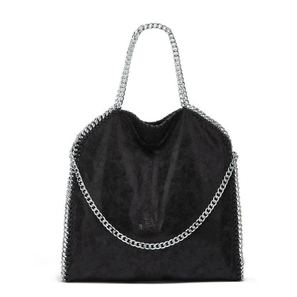 Women's Unique Chain Fashion Simple Folding Handbags