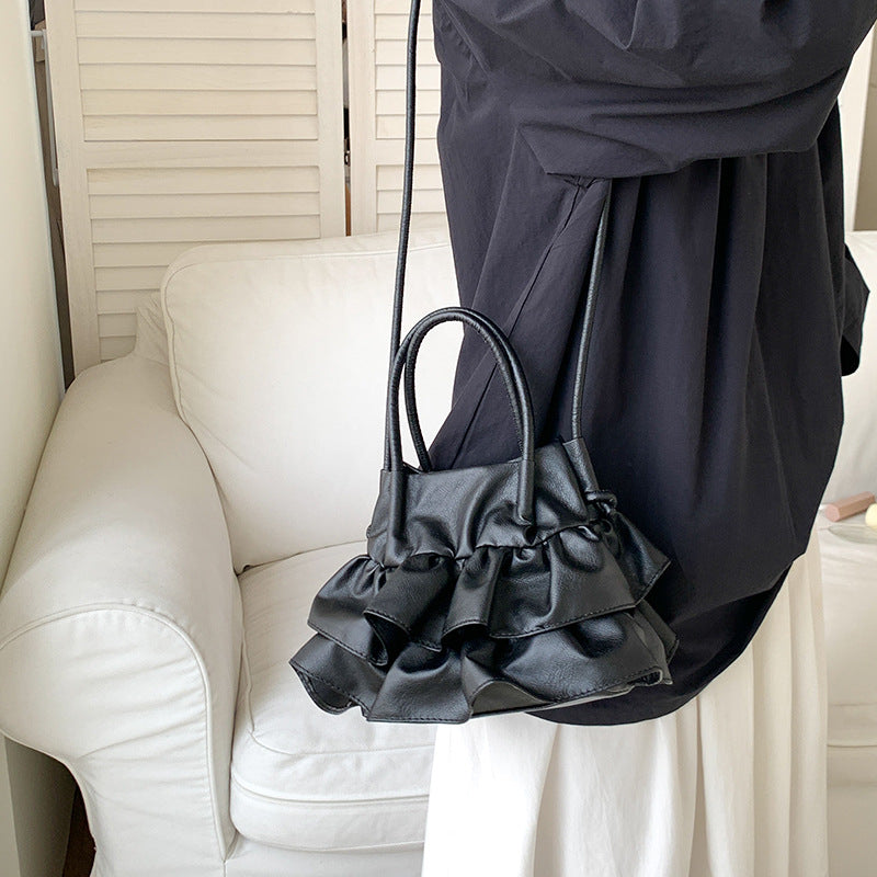 Comfortable Pleated Fashionable High-grade Exquisite Soft Crossbody Bags