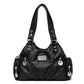 Women's Retro Soft Leather Motorcycle Trendy Quality Crossbody Bags