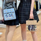 Two-dimensional Transparent Snack Volume Pain Female Three Backpacks