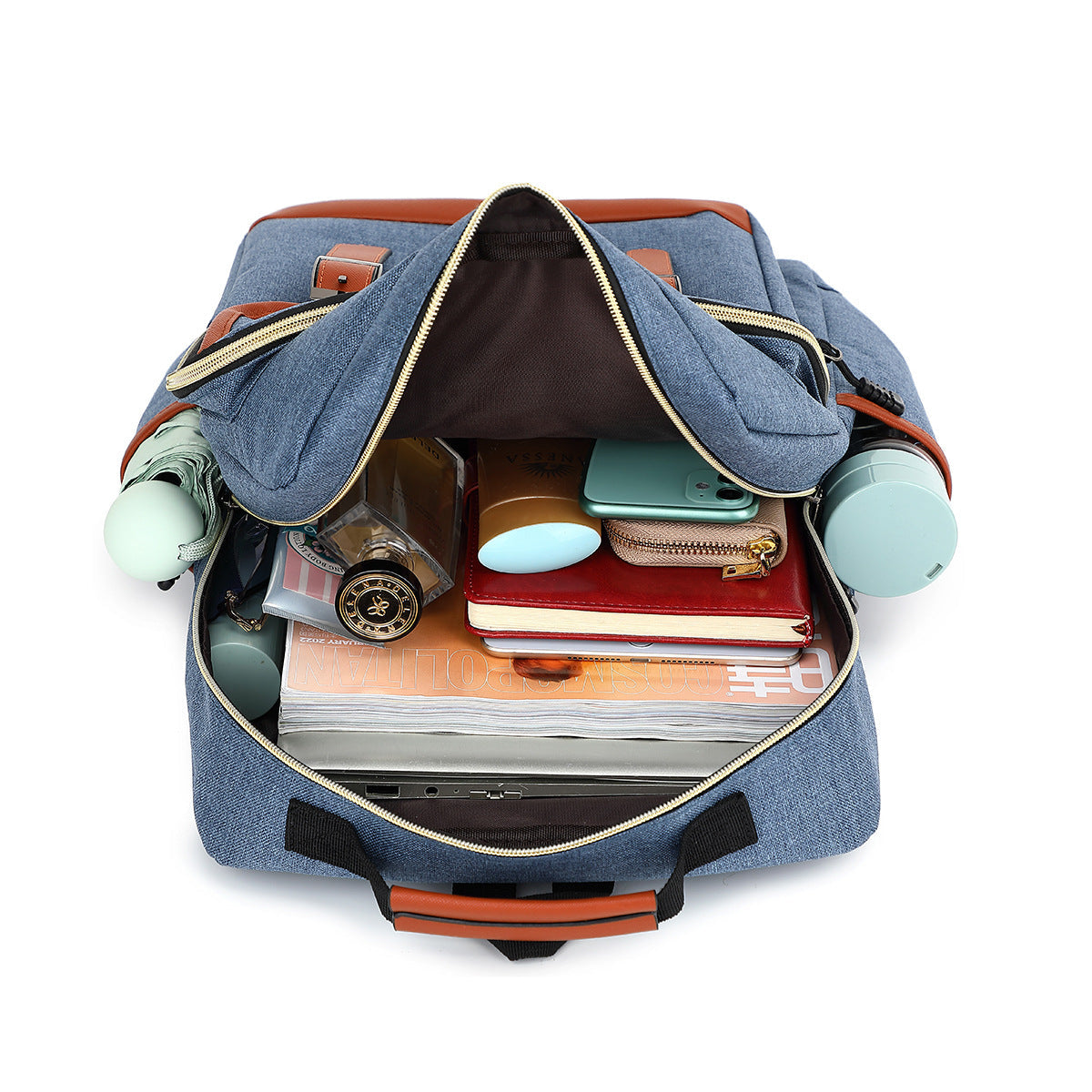 Men's Personalized Junior's Large Capacity Oxford Cloth Middle School Students' Schoolbags
