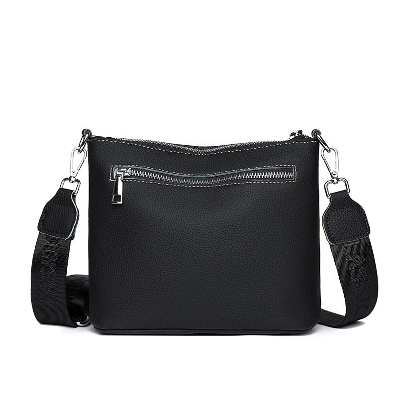 Women's Leather Underarm Simple Versatile Large Capacity Bags