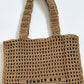 Women's & Children's & Hollow Crochet Woven Straw Summer Shoulder Bags