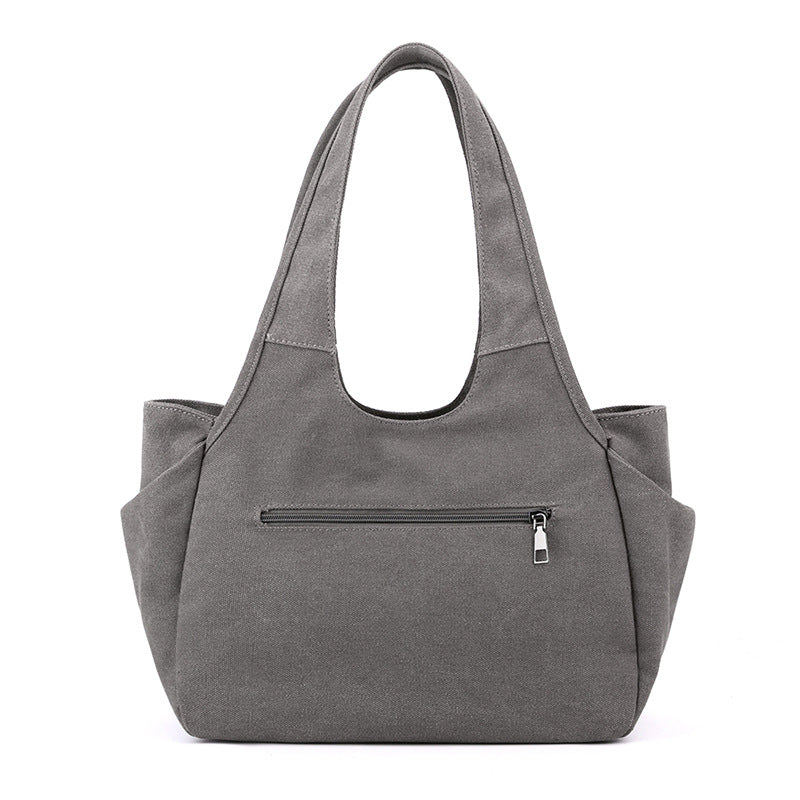 Women's Fashionable Simple Korean Style Large Capacity Portable Shoulder Bags