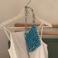 Handmade Niche Fairy Steamed Crystal Bun Crossbody Bags