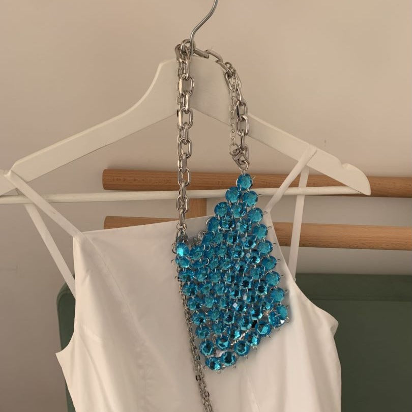 Handmade Niche Fairy Steamed Crystal Bun Crossbody Bags