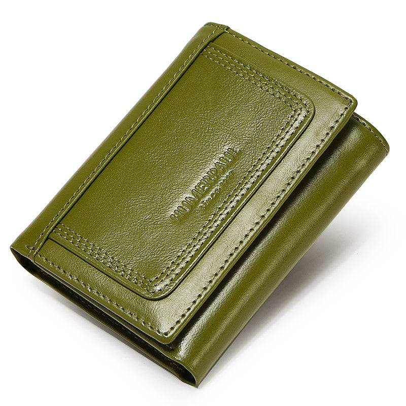 Men's Paul Multiple Slots First Layer Cowhide Purses