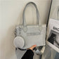 Fashion Simple Popular Rhinestone Letters High Crossbody Bags