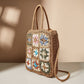 Women's Straw Flower Beach Ethnic Style Hand Shoulder Bags